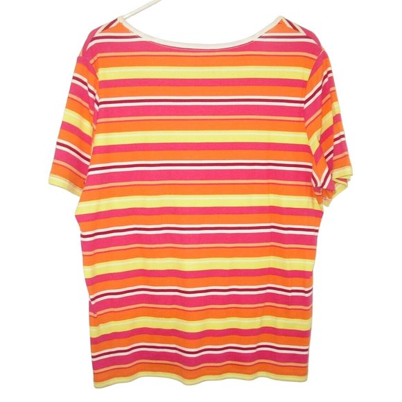 White Stag Womens XXL (20) Short Sleeve T-Shirt Tee 100% Cotton Xlnt Cond - Picture 2 of 3